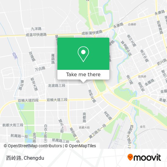 西岭路 map