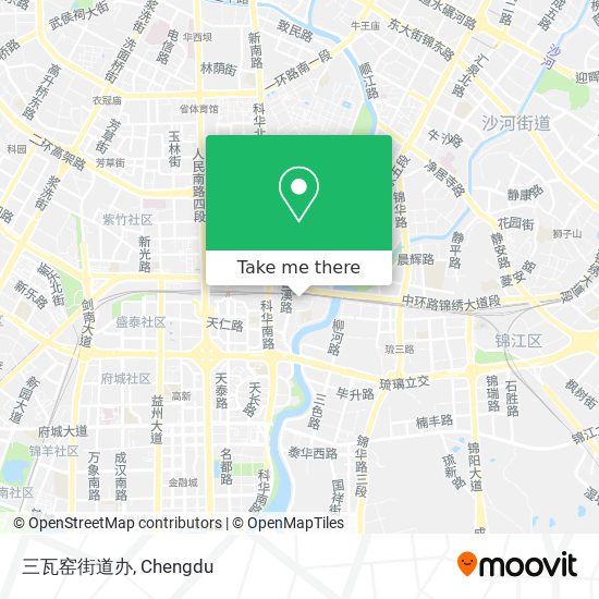三瓦窑街道办 map