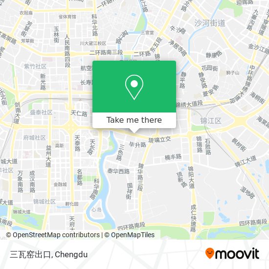 三瓦窑出口 map