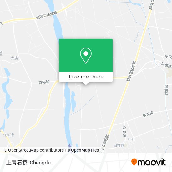 上青石桥 map
