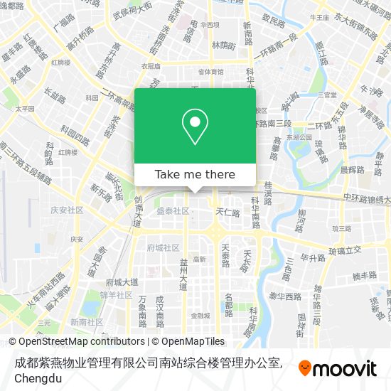 成都紫燕物业管理有限公司南站综合楼管理办公室 map