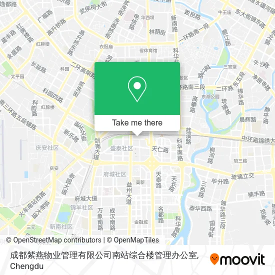 成都紫燕物业管理有限公司南站综合楼管理办公室 map