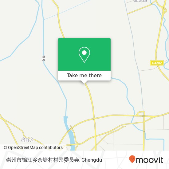 崇州市锦江乡余塘村村民委员会 map