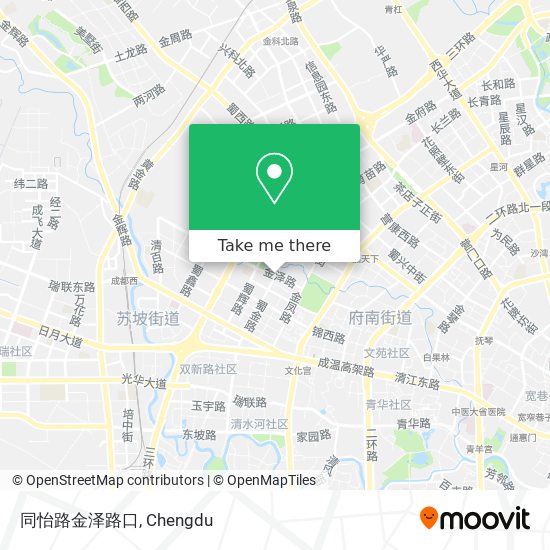 同怡路金泽路口 map