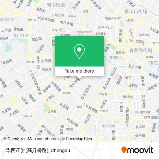 华西证券(高升桥路) map