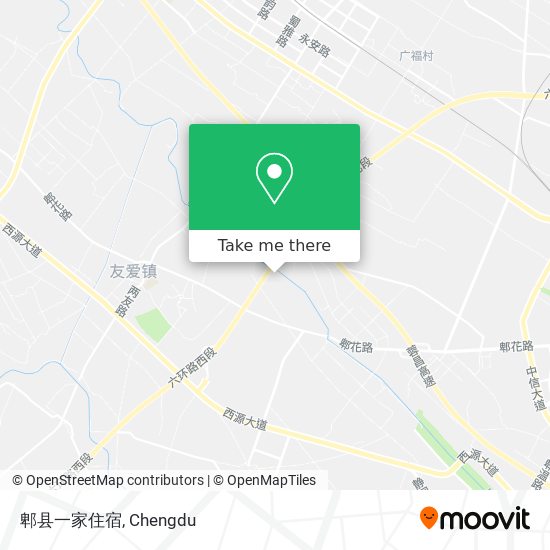 郫县一家住宿 map