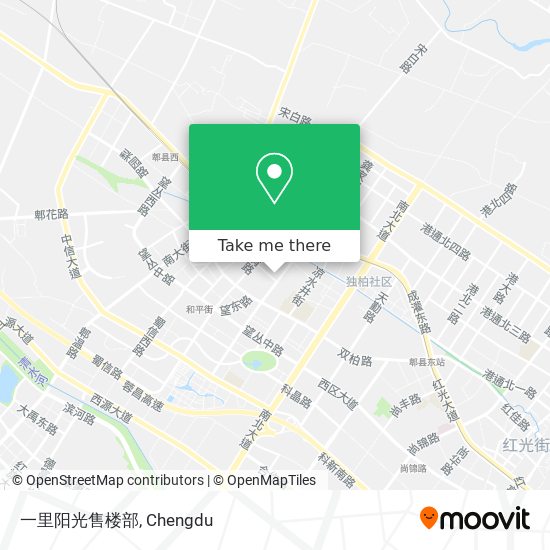 一里阳光售楼部 map