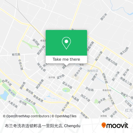 布兰奇洗衣连锁郫县一里阳光店 map