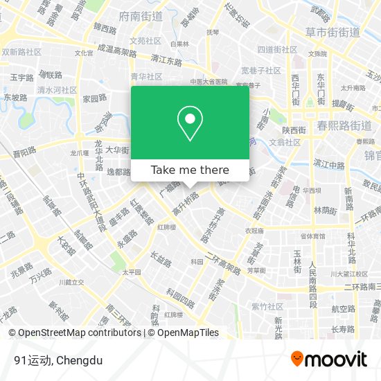 91运动 map