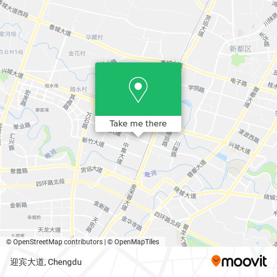 迎宾大道 map