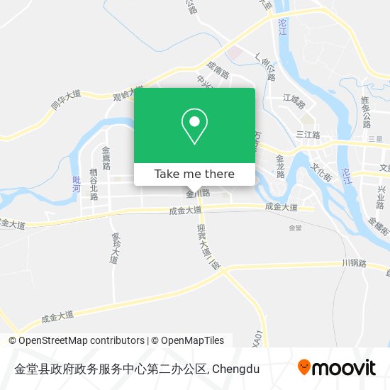 金堂县政府政务服务中心第二办公区 map