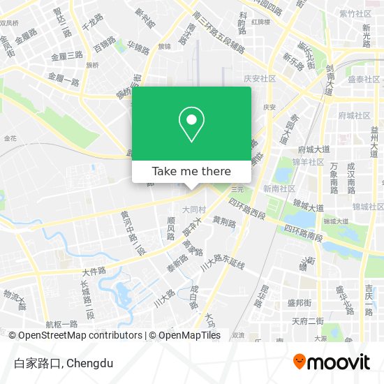 白家路口 map