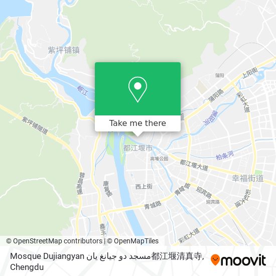 Mosque Dujiangyan مسجد دو جيانغ يان都江堰清真寺 map