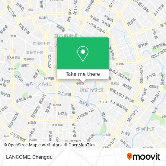 LANCOME map