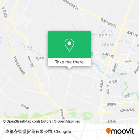 成都齐智盛贸易有限公司 map