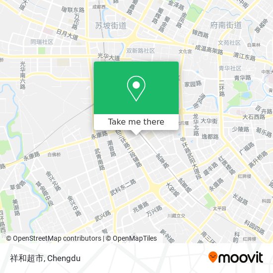 祥和超市 map
