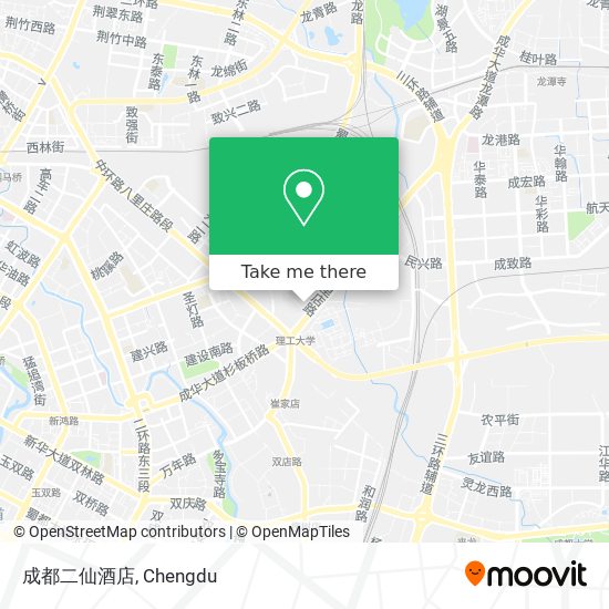 成都二仙酒店 map