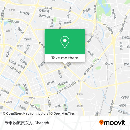 禾申物流原东方 map
