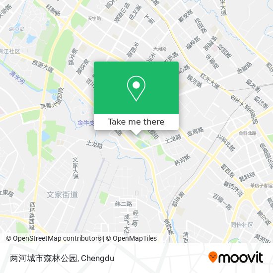 两河城市森林公园 map