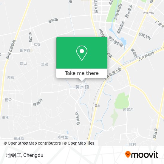 地锅庄 map