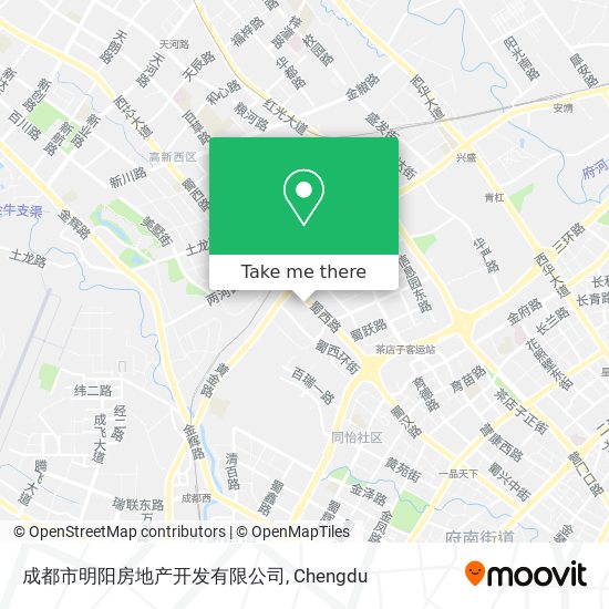 成都市明阳房地产开发有限公司 map