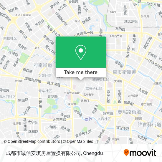 成都市诚信安琪房屋置换有限公司 map