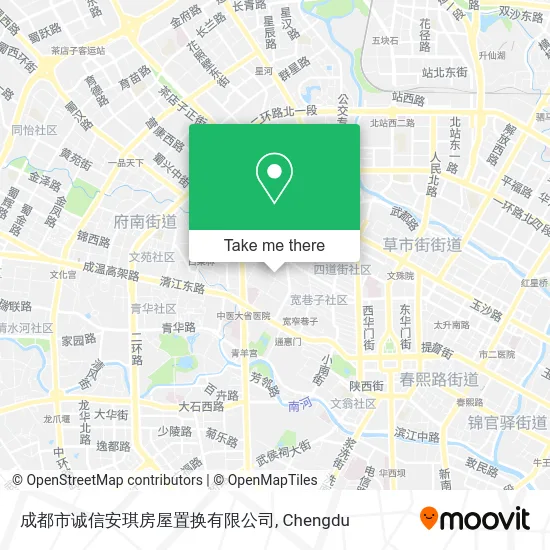 成都市诚信安琪房屋置换有限公司 map