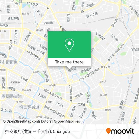 招商银行(龙湖三千支行) map