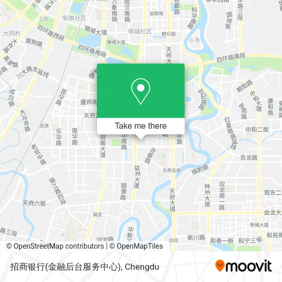 招商银行(金融后台服务中心) map