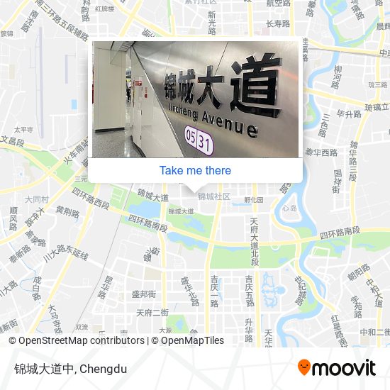 锦城大道中 map