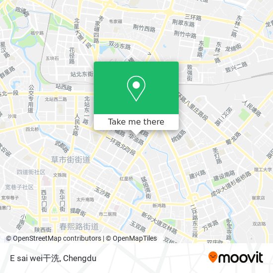 E sai wei干洗 map
