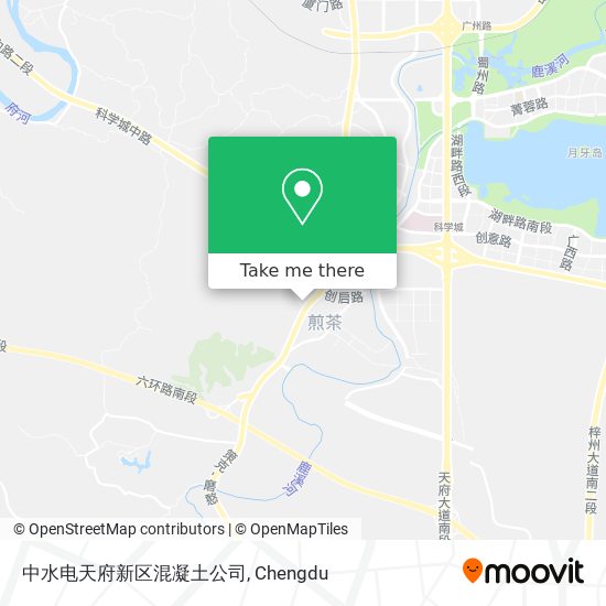 中水电天府新区混凝土公司 map