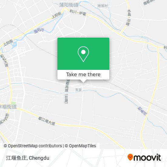 江堰鱼庄 map