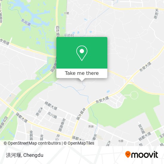 洪河堰 map