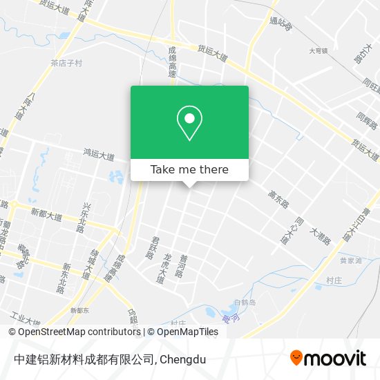 中建铝新材料成都有限公司 map