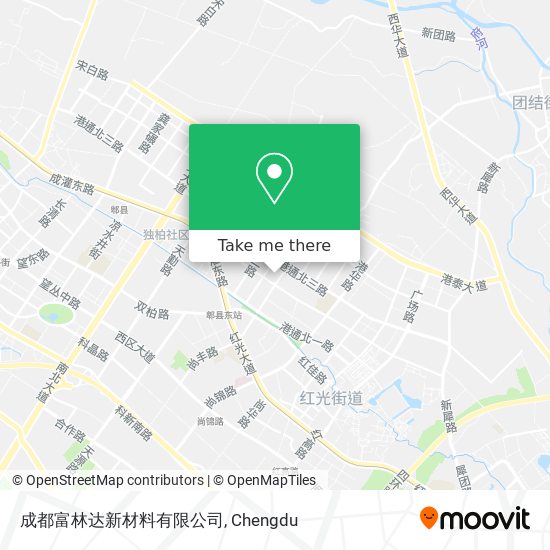 成都富林达新材料有限公司 map
