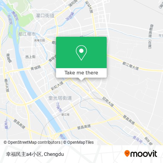 幸福民主a4小区 map