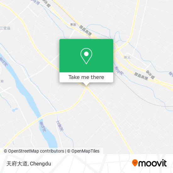 天府大道 map