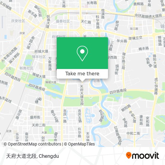 天府大道北段 map