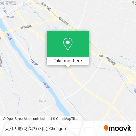 天府大道/龙高路(路口) map