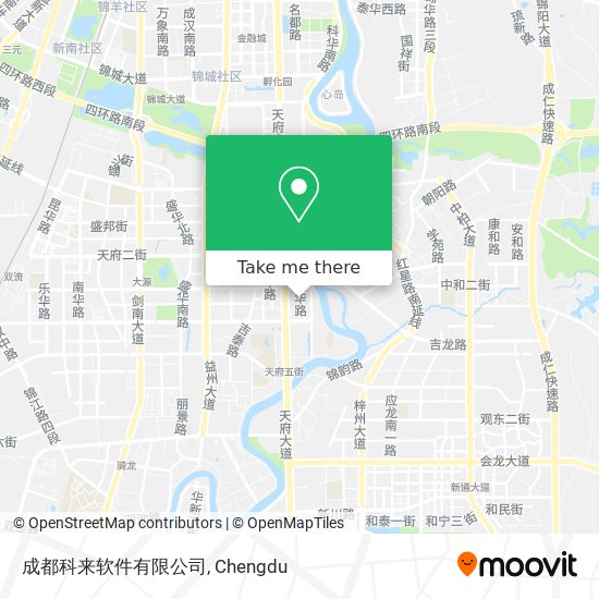 成都科来软件有限公司 map