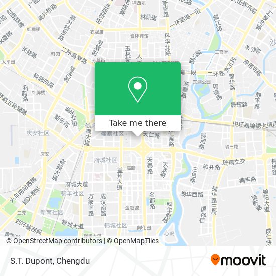 S.T. Dupont map