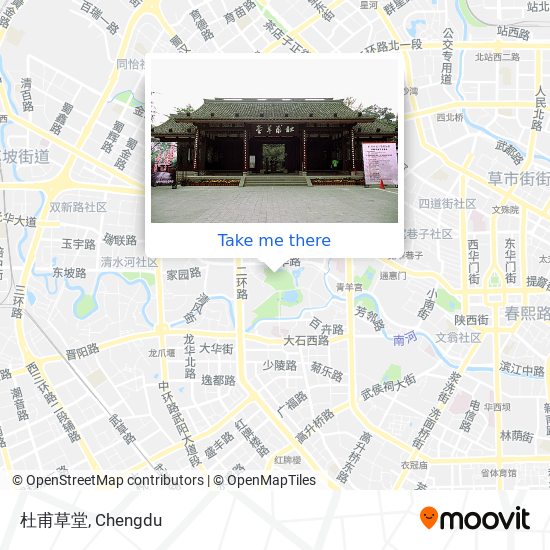 杜甫草堂 map