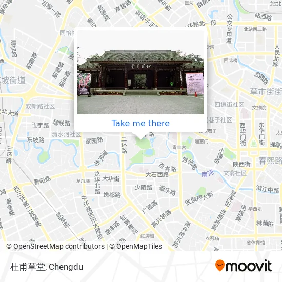 杜甫草堂 map