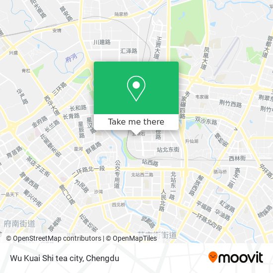 Wu Kuai Shi tea city map