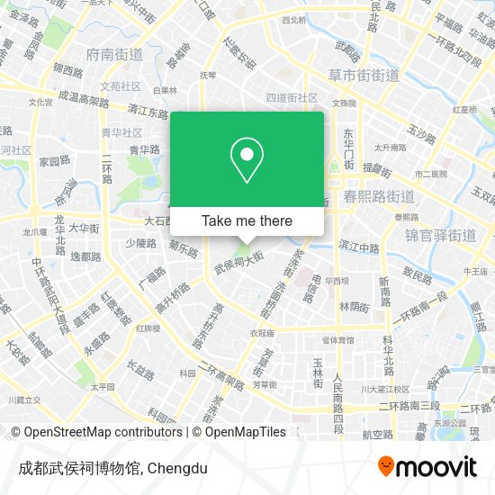 成都武侯祠博物馆 map
