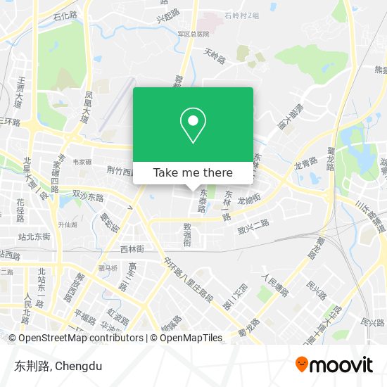 东荆路 map