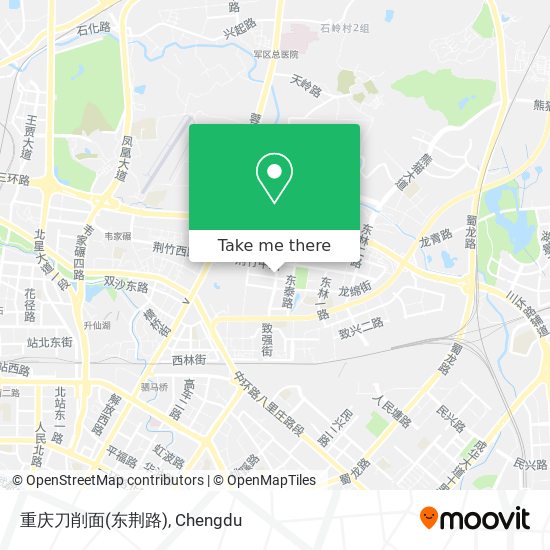 重庆刀削面(东荆路) map