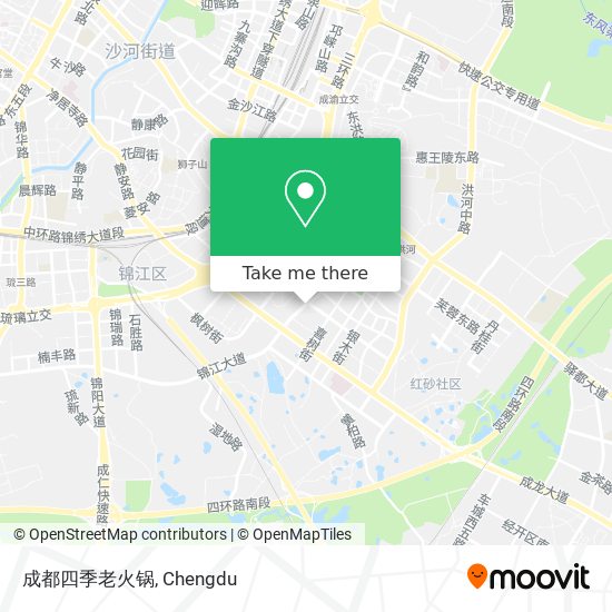 成都四季老火锅 map
