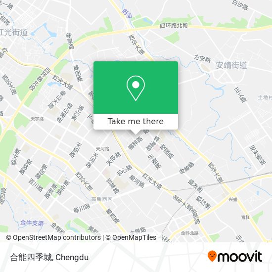 合能四季城 map